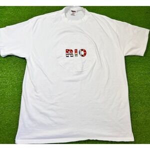 Vintage‎ Rio Casino Single Stitch Shirt 2XL Poker Chip Las Vegas Embroidered